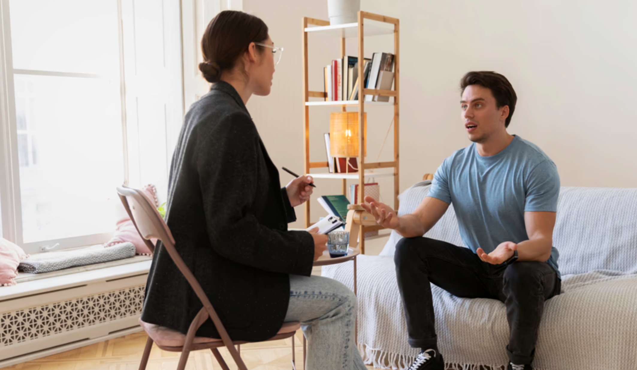 Wellness therapy session